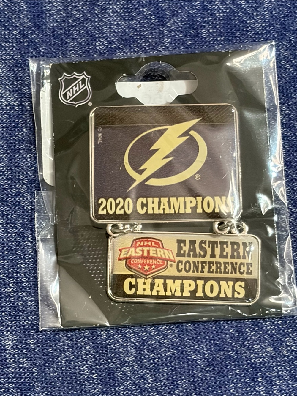 NEW Tampa Bay Lightning NHL 2020 Eastern Conference Champions Lapel Pin
